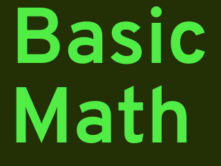 Basic Math 